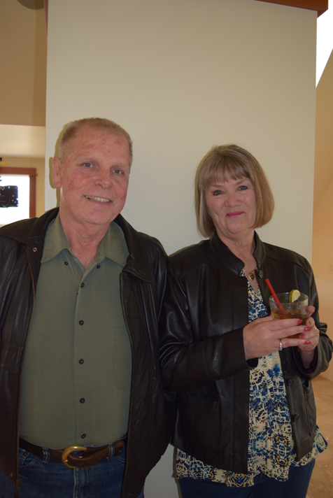 Pictured from left to right: Mike Marshall and his wife, Diane.