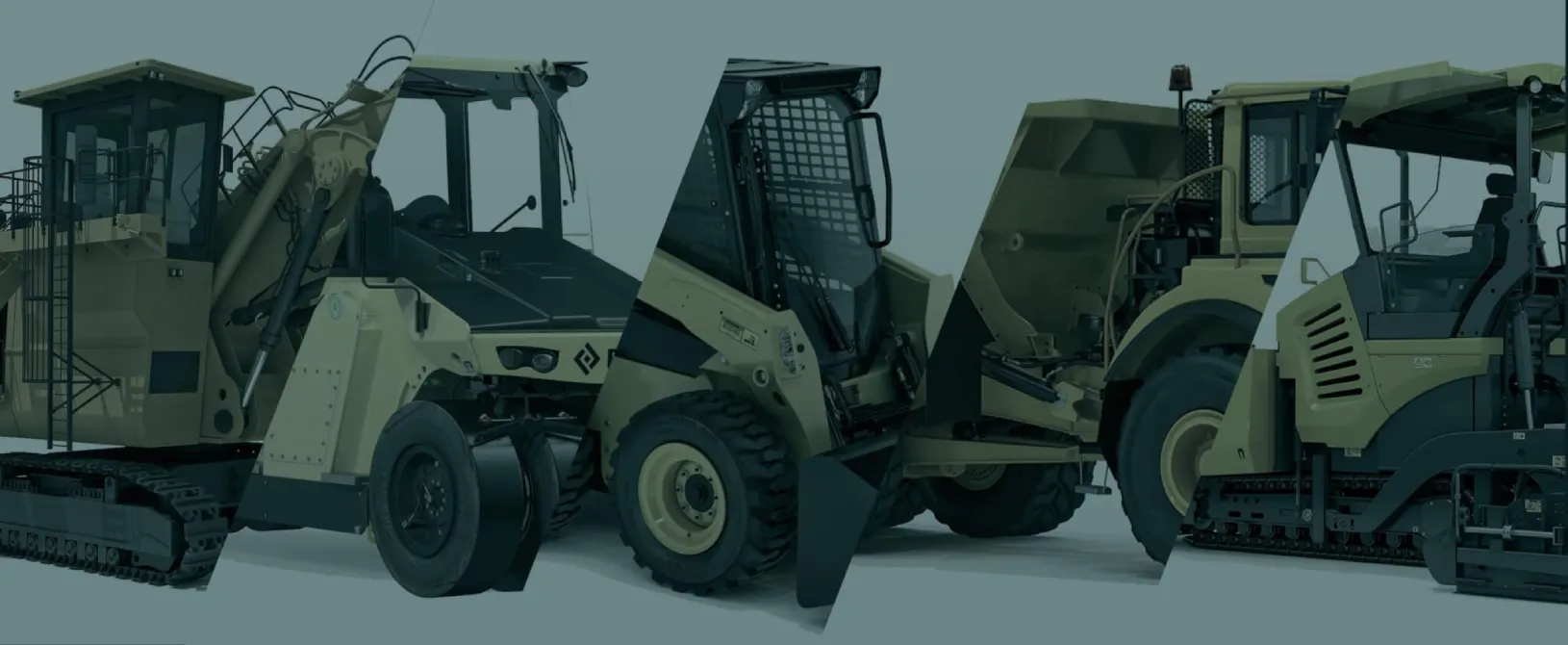 Different types of heavy machinery