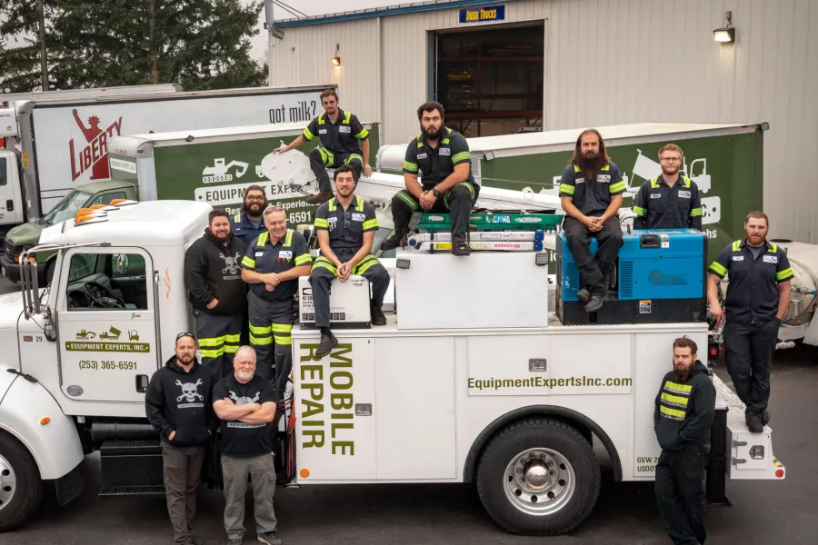 Equipment Experts mobile repair team